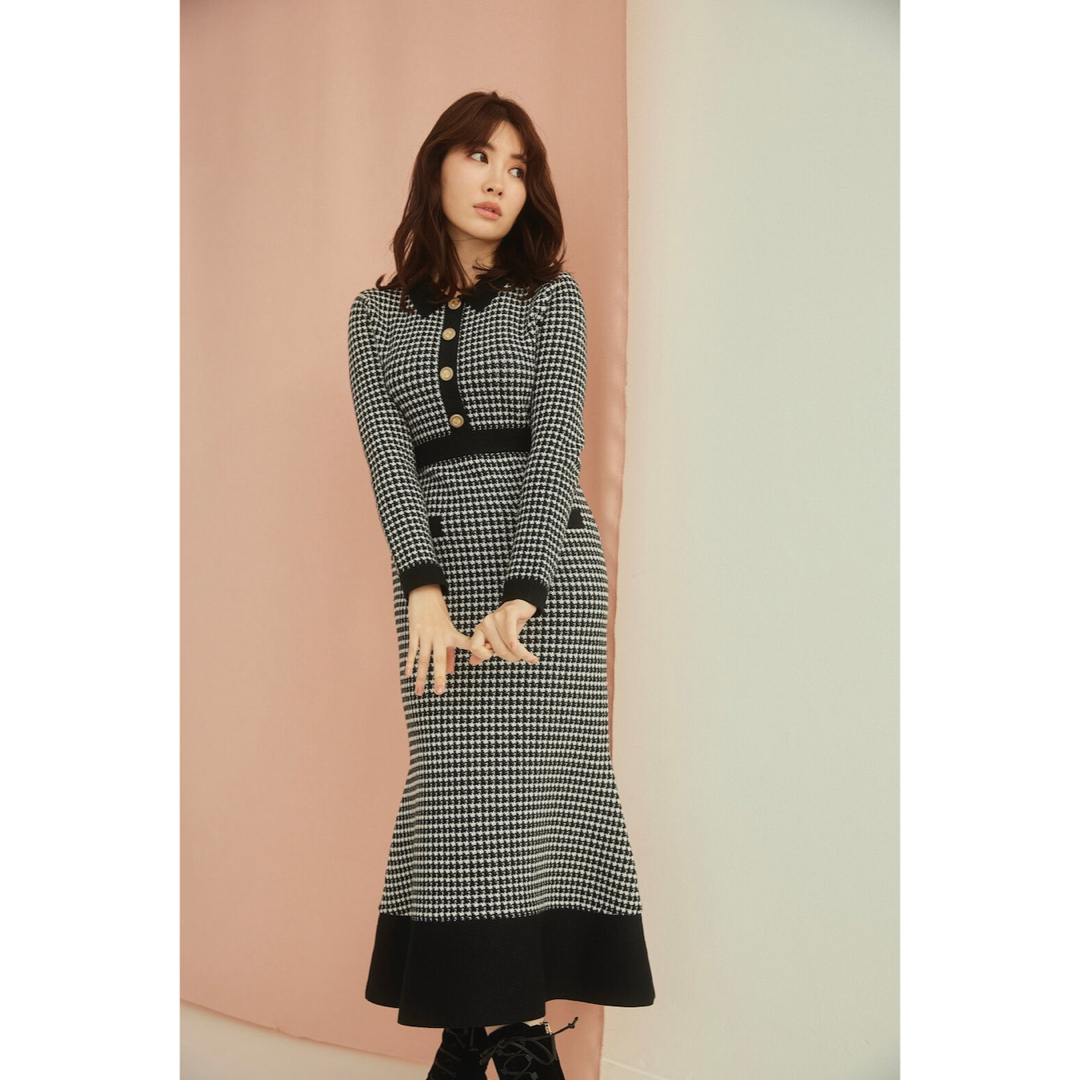 Buckingham Houndstooth Knit dress | フリマアプリ ラクマ