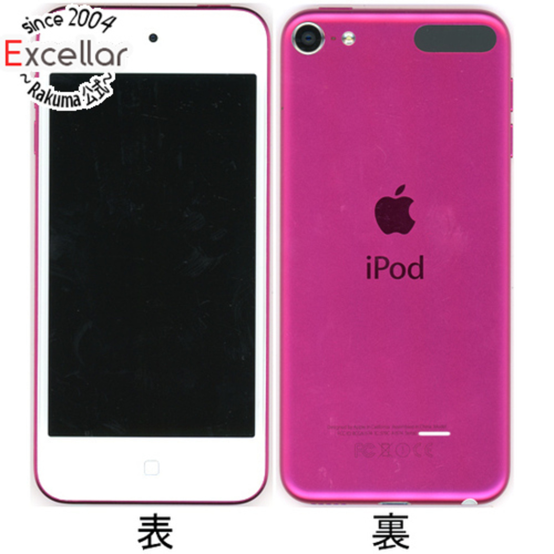 bigapple(ビッグアップル)のApple　第6世代 iPod touch　MKGX2J/A　ピンク/16GB　本体のみ スマホ/家電/カメラのオーディオ機器(ポータブルプレーヤー)の商品写真