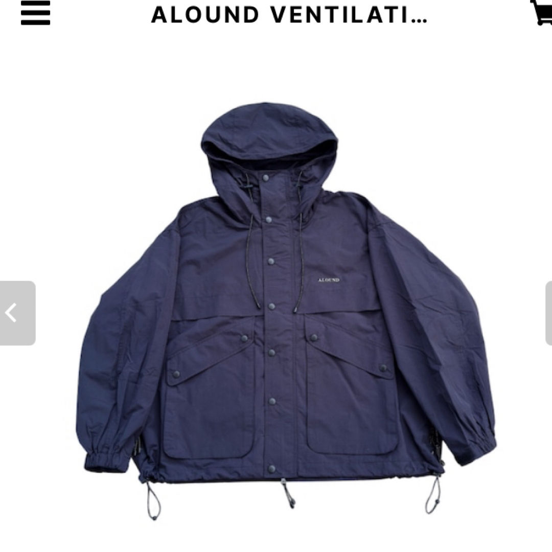 1LDK SELECT(ワンエルディーケーセレクト)の新品M ALOUND VENTILATION CITY NYLON JACKET メンズのジャケット/アウター(ナイロンジャケット)の商品写真