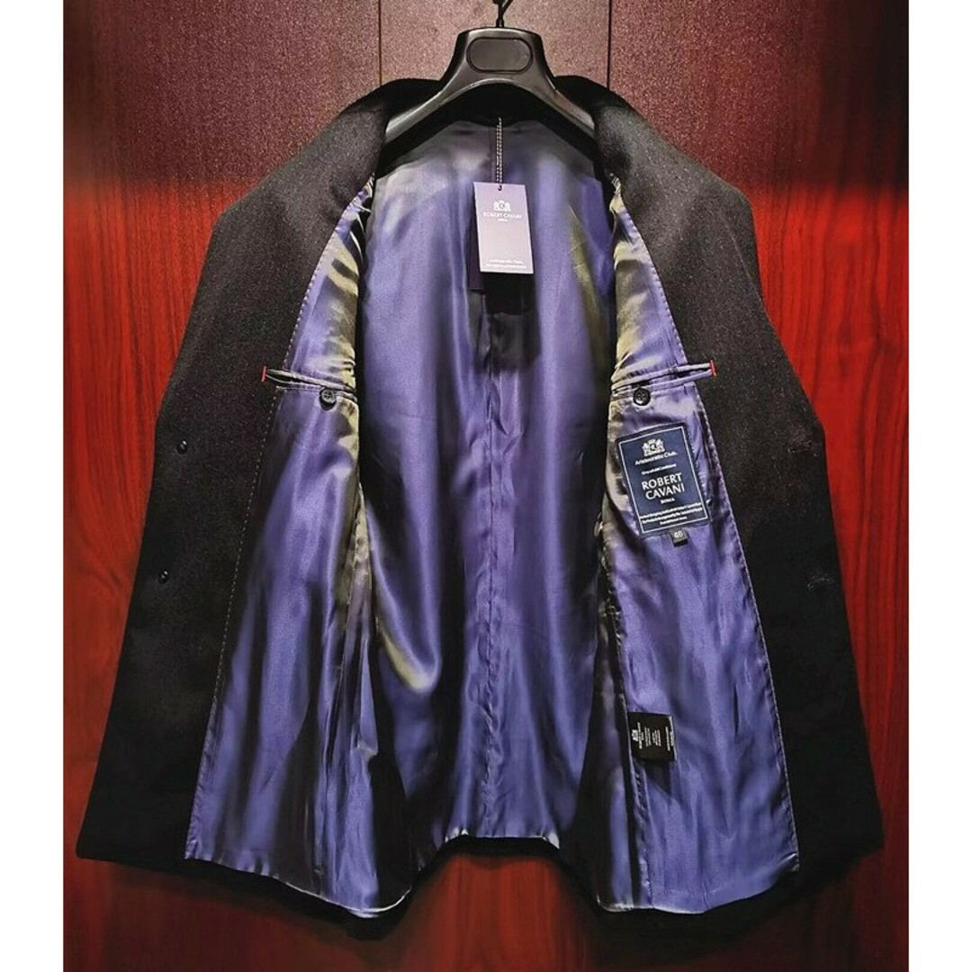 カシミアチェスターコート ROBERT CAVANIロベルトカバーニ メンズのジャケット/アウター(チェスターコート)の商品写真
