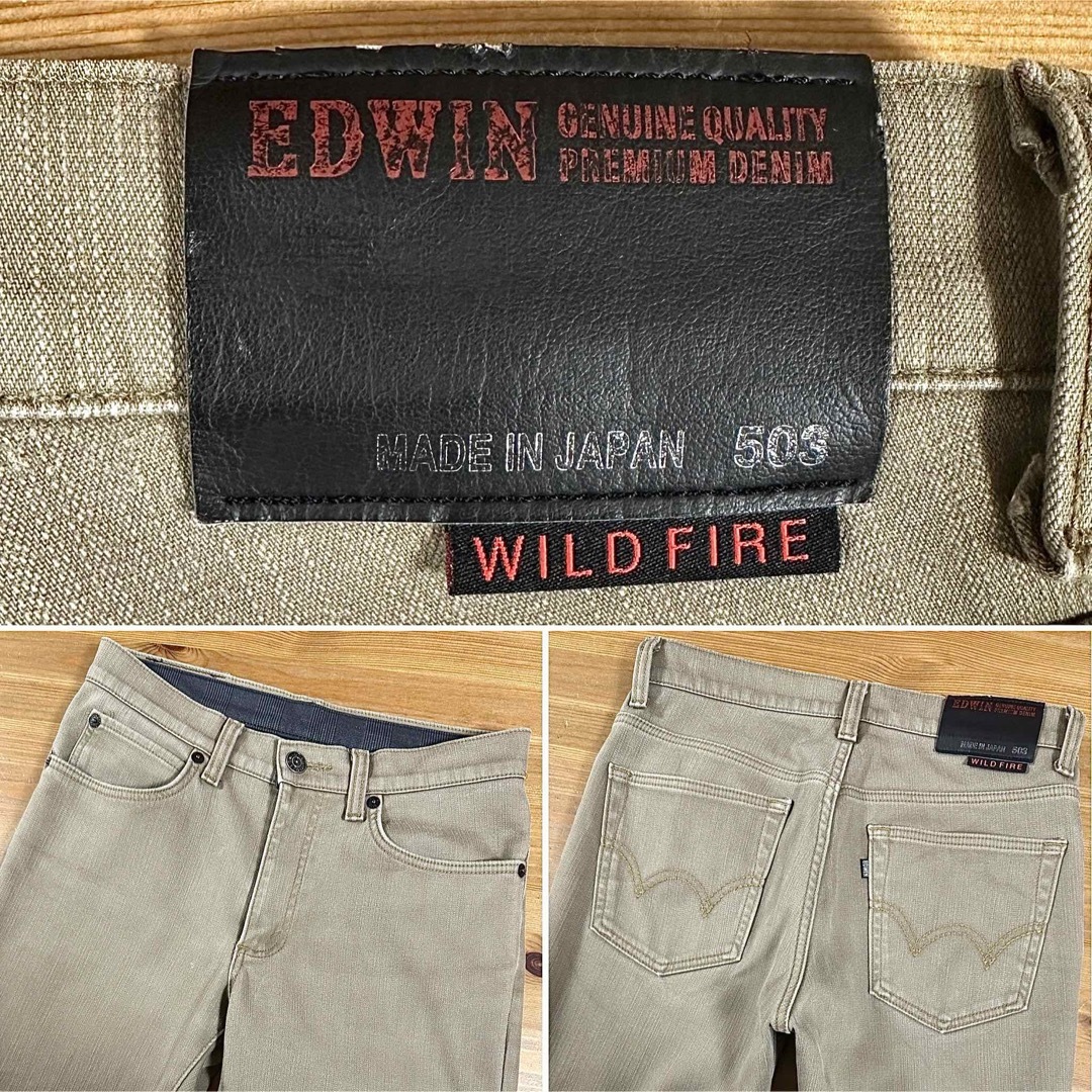 EDWIN(エドウィン)のEDWIN 503 ワイルドファイア 防寒 防風 ストレッチ 暖デニムパンツ メンズのパンツ(デニム/ジーンズ)の商品写真