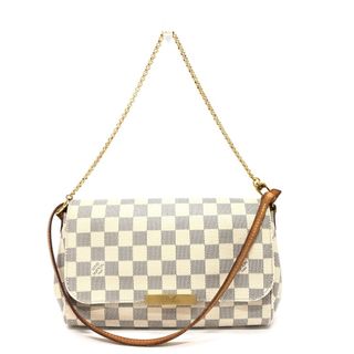 ルイヴィトン(LOUIS VUITTON)のルイヴィトン LOUIS VUITTON フェイボリットMM N41275 ダミエアズール ショルダーバッグ ダミエアズールキャンバス ホワイト(ショルダーバッグ)