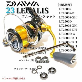 ダイワ(DAIWA)の【調整用シム付き】23レガリス用 フルベアリングキット MAX9BB 防錆(ルアー用品)