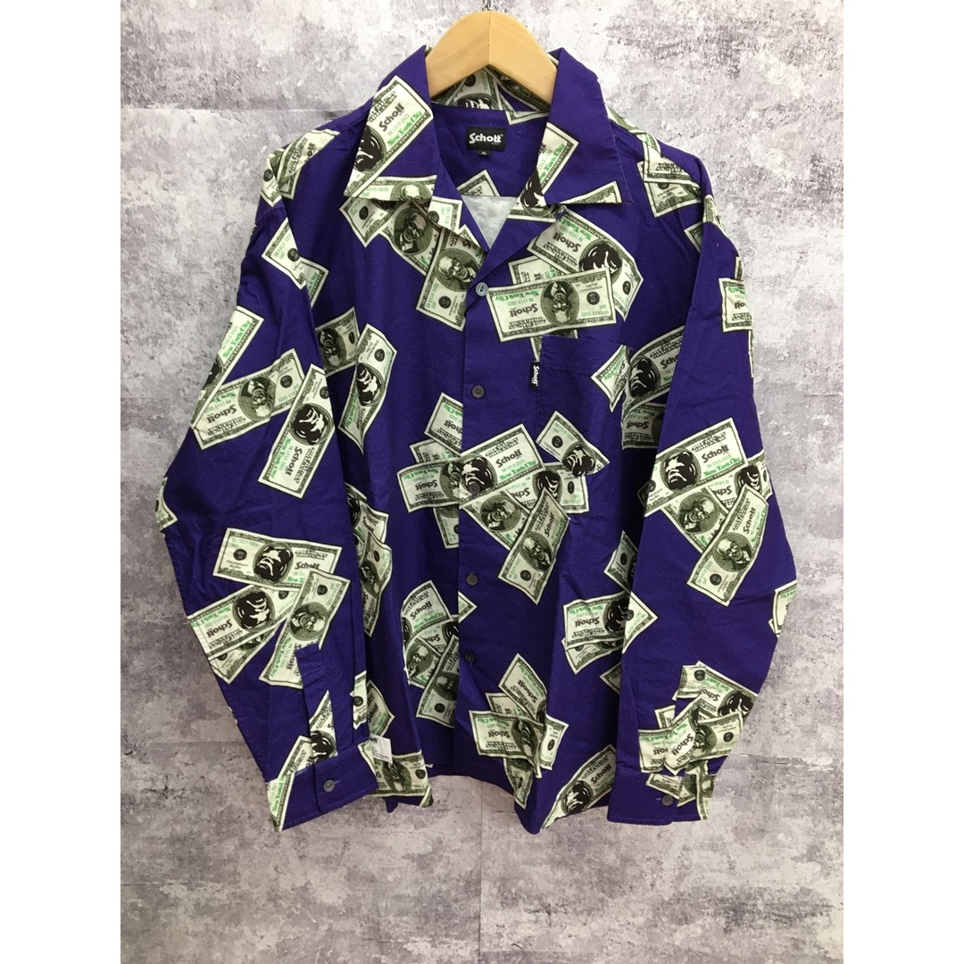 schott(ショット)のSchott L/S NEL SHIRT ショット プリントネルシャツ【3518-004】 メンズのトップス(シャツ)の商品写真