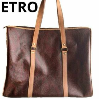 ETRO - ETRO エトロ イタリア製 ペイズリー柄 ボストンバッグ 旅行鞄 ...