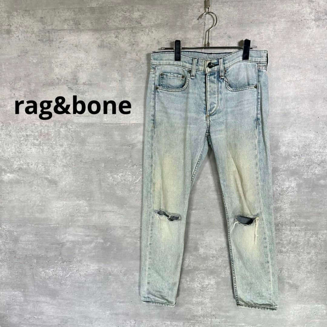 Rag & Bone(ラグアンドボーン)の『rag & bone』  ラグアンドボーン (28) クラッシュデニム パンツ メンズのパンツ(デニム/ジーンズ)の商品写真