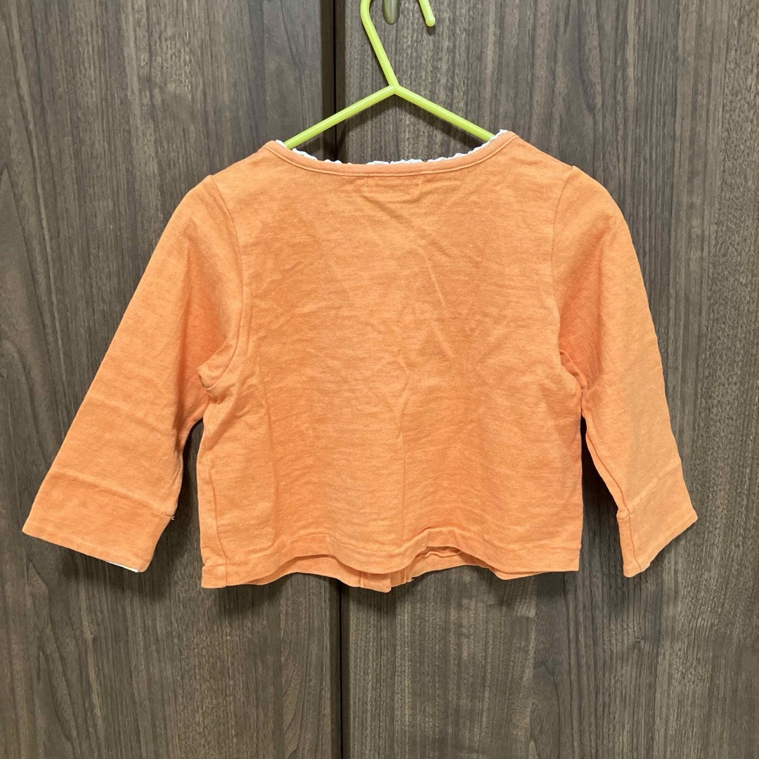 mikihouse(ミキハウス)のミキハウス　女の子カーディガン　90 キッズ/ベビー/マタニティのキッズ服女の子用(90cm~)(カーディガン)の商品写真