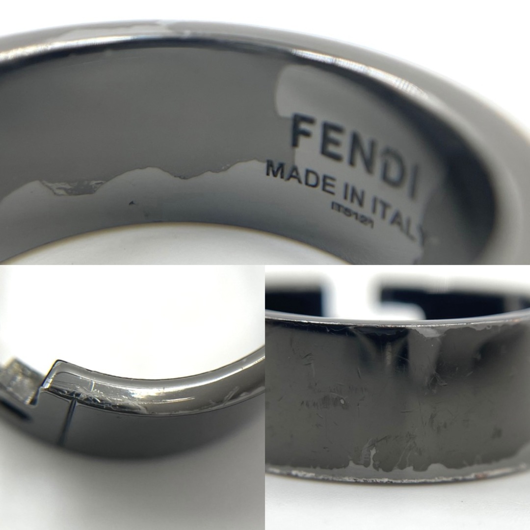 FENDI - FENDI フェンディ 指輪 FFロゴ ルテニウムカラーリング ...