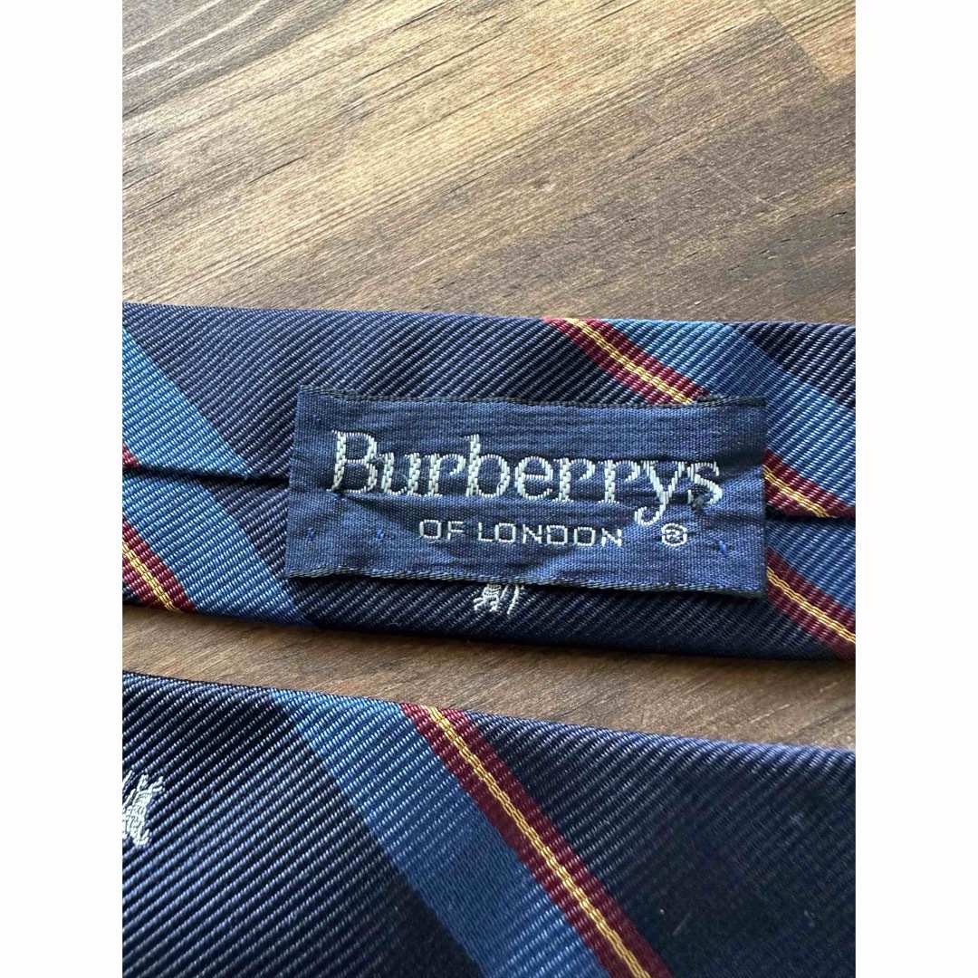 BURBERRY(バーバリー)のBURBERRR’S OF  LONDON ネクタイ ネイビー ホースロゴ メンズのファッション小物(ネクタイ)の商品写真