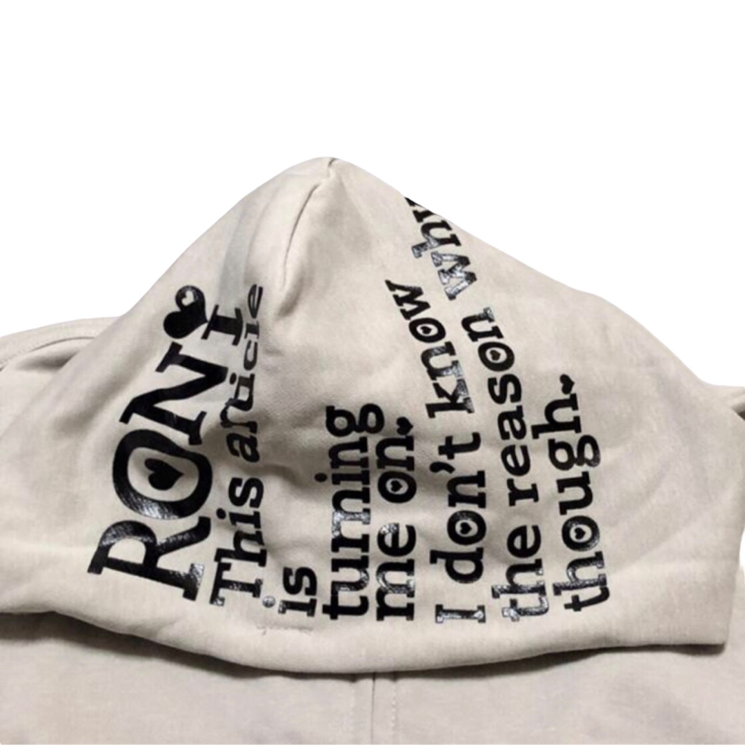 RONI(ロニィ)のAK134 RONI 裏毛前あきロングパーカー キッズ/ベビー/マタニティのキッズ服女の子用(90cm~)(ジャケット/上着)の商品写真
