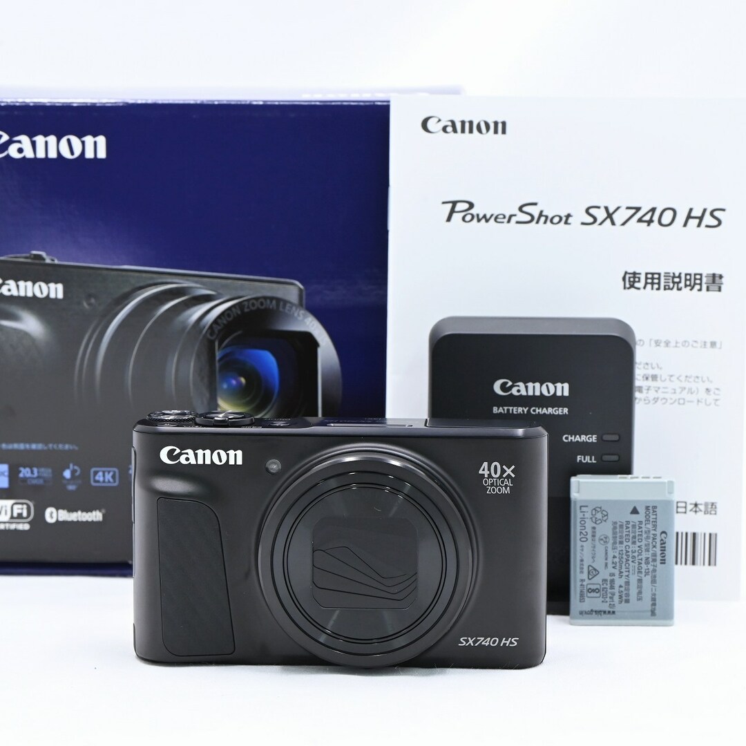 カメラCanon PowerShot SX740 HS ブラック