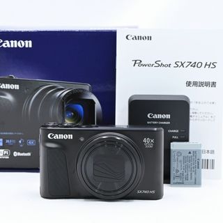 キヤノン(Canon)のCanon PowerShot SX740 HS ブラック(コンパクトデジタルカメラ)