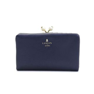 ランバンオンブルー(LANVIN en Bleu)の今期　美品本革ランバンオンブルー　ネイビー(財布)