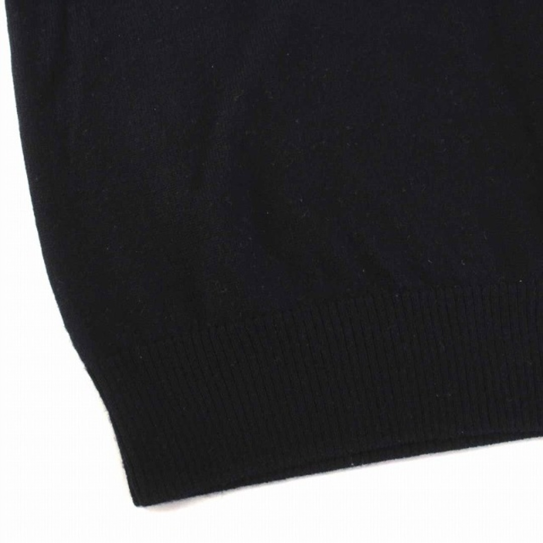 MACKINTOSH PHILOSOPHY(マッキントッシュフィロソフィー)のマッキントッシュフィロソフィー セーター ニット フリル 長袖 ウール 38 紺 レディースのトップス(ニット/セーター)の商品写真