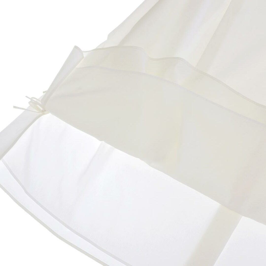 アディアム 美品 ADEAM アディアム コットン セイルドレス ワンピース レディース 白 ホワイト XS 42811 XS レディースのワンピース(その他)の商品写真