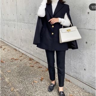 ザラ(ZARA)のZARA コート　フレイアイディー　drawer シーマリー　seventen(ポンチョ)