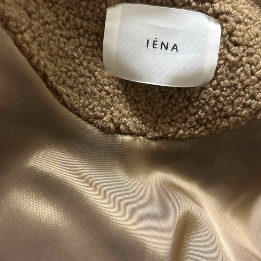IENA(イエナ)のSale! IENA ECOPEL ボアハーフコート レディースのジャケット/アウター(ロングコート)の商品写真