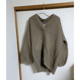 80s 90s VINTAGE デンマーク製 ノルディックニット　肉厚　XL