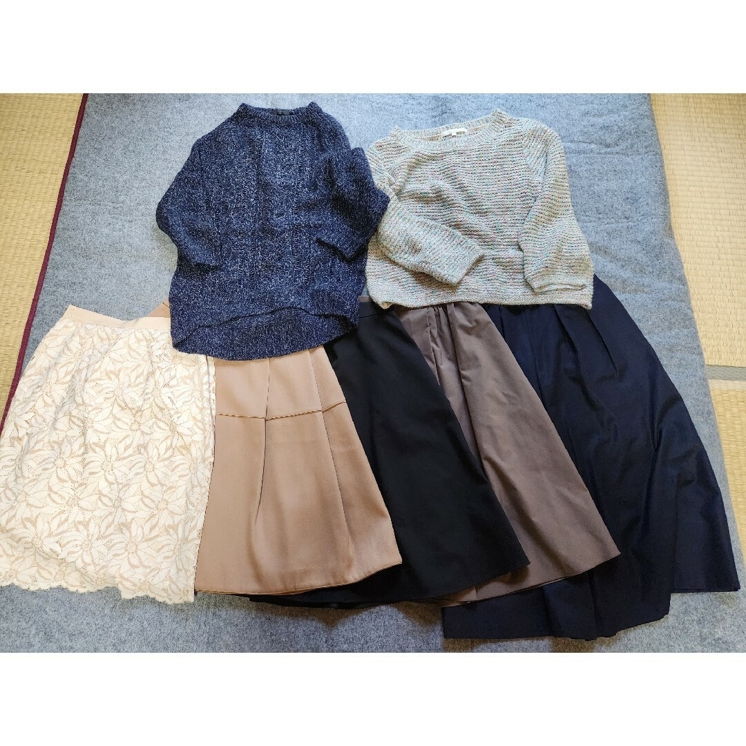 ANAYI(アナイ)のアナイ、エムプルミエ等7点おまとめ レディースのスカート(ひざ丈スカート)の商品写真