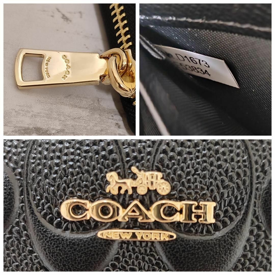 ★未使用に近い★COACH　コーチ　長財布　ロングウォレット　F53834