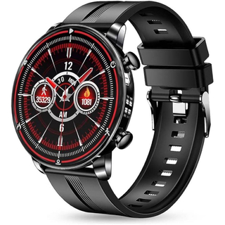 SMART R NY18 ブラック NY18-BK スマートウォッチ　腕時計　黒(腕時計(デジタル))
