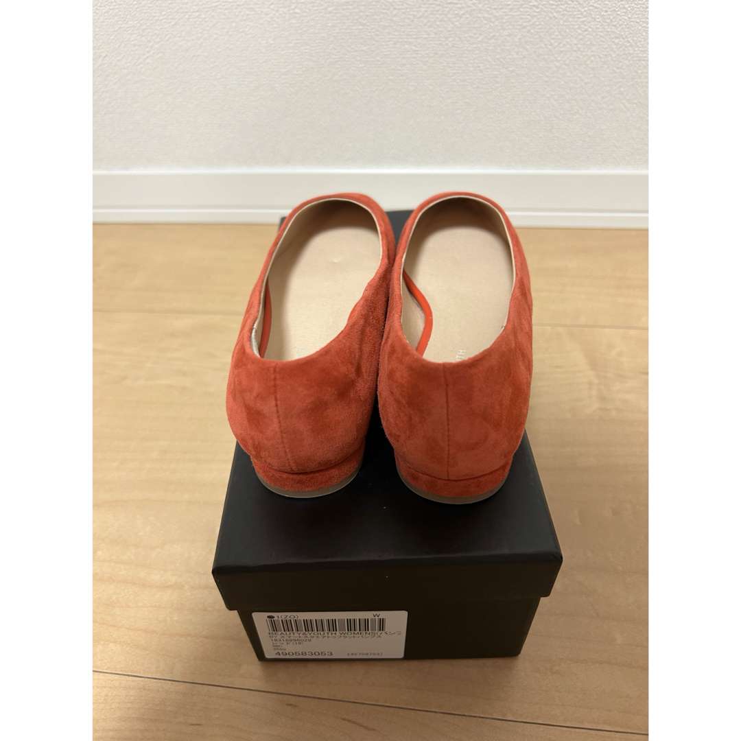 BEAUTY&YOUTH UNITED ARROWS(ビューティアンドユースユナイテッドアローズ)の新品未使用BY スマートスクエアトゥフラットパンプス　36.5 レディースの靴/シューズ(ハイヒール/パンプス)の商品写真