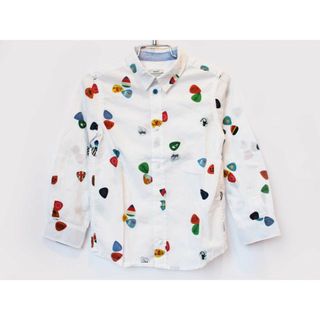 ポールスミス(Paul Smith)の【春物 新入荷!】[ポールスミスジュニア/Paul Smith JUNIOR]110cm 長袖シャツ 白×マルチカラー【中古】子供服 キッズ kids 男の子 春秋 tops 402042(シャツ/カットソー)