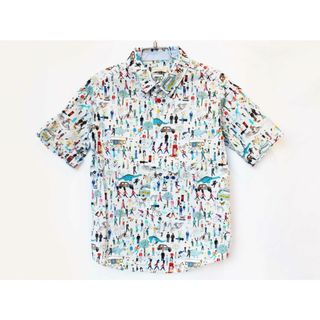 ポールスミス(Paul Smith)の【春物 新入荷!】[ポールスミスジュニア/Paul Smith JUNIOR]130cm 半袖シャツ ブルー×マルチカラー【中古】子供服 キッズ kids 男の子 春夏 tops 402042(シャツ/カットソー)