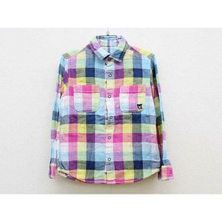 ミキハウス(mikihouse)の【春物 新入荷!】▼ミキハウスダブルB/MIKIHOUSE DOUBLE.B▼130cm リバーシブルシャツ マルチ 【中古】 子供服 キッズ kids  男の子 春秋冬 tops 402042(シャツ/カットソー)