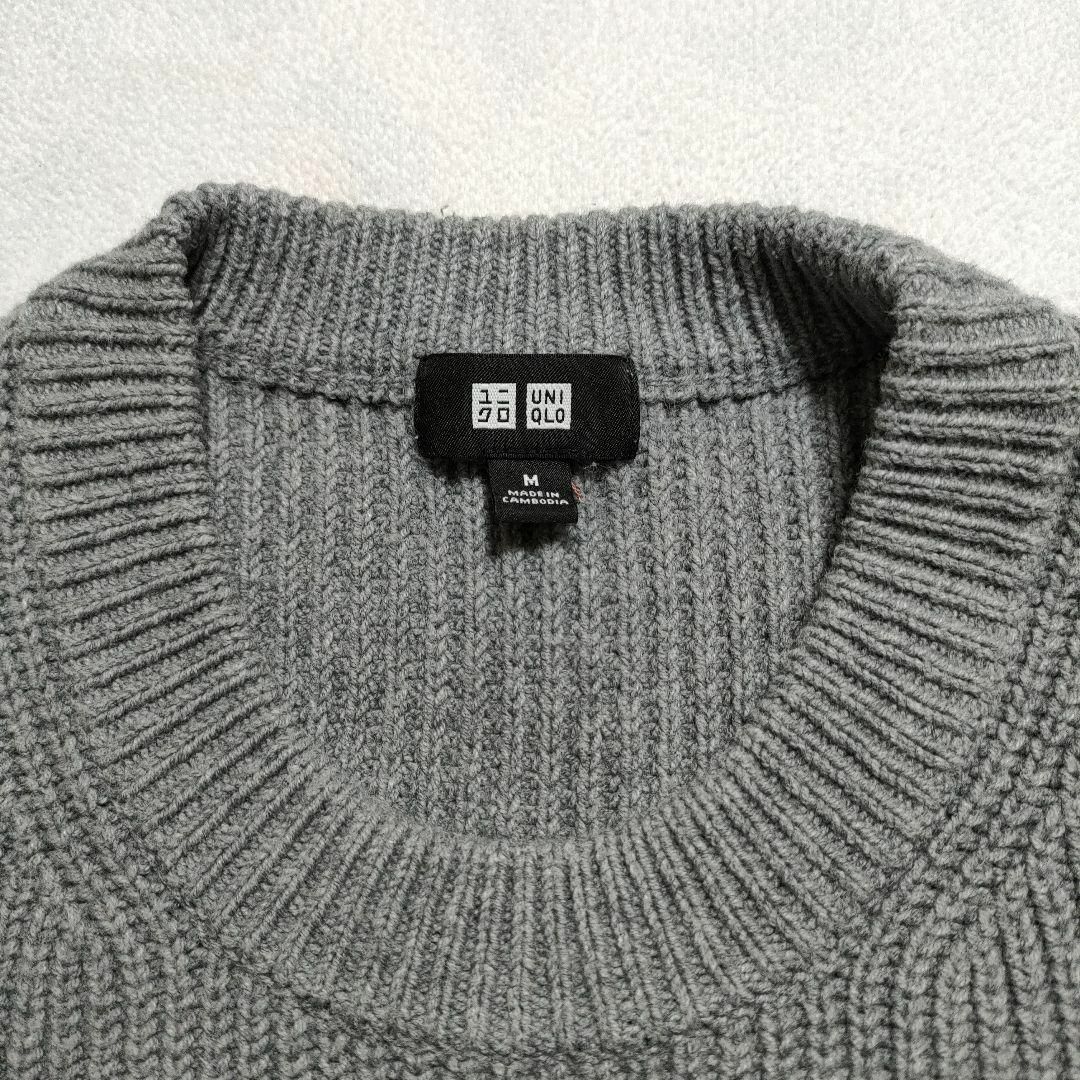 UNIQLO(ユニクロ)のUNIQLO ユニクロ (M)　ミドルゲージクルーネックセーター メンズのトップス(ニット/セーター)の商品写真