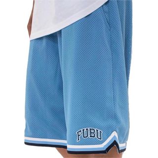 フブ(FUBU)の新品未使用 FUBU フブ バスケットボールパンツ サックス M(ショートパンツ)