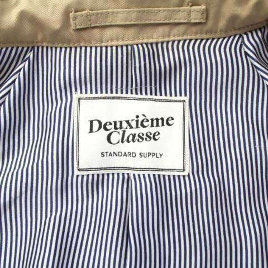 DEUXIEME CLASSE(ドゥーズィエムクラス)のドゥーズィエムクラス トレンチコート ロング ベルト付き 32 XS ベージュ レディースのジャケット/アウター(トレンチコート)の商品写真