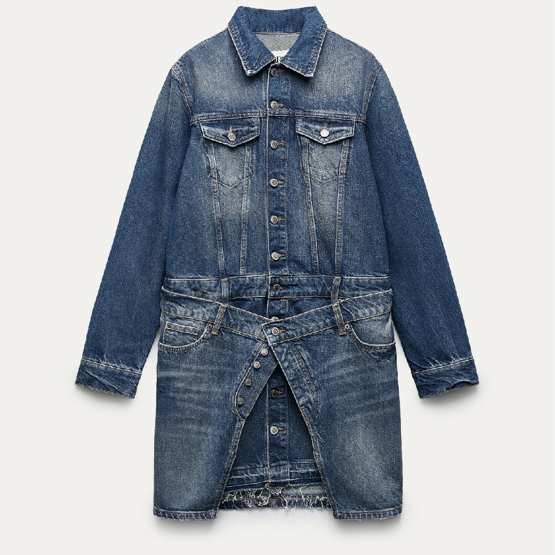 ZARA - ZARA ZW デニムワンピース Sサイズの通販 by ZARA - ZARA ZW デニムワンピース Sサイズの通販 by