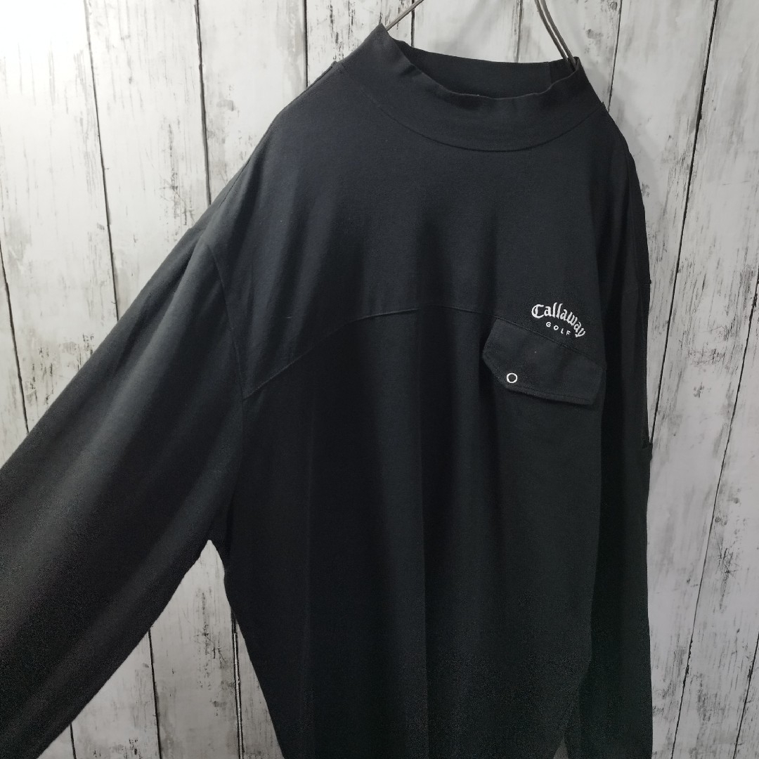 Callaway(キャロウェイ)の【Callaway】High Neck Long Sleeve Tee　D320 メンズのトップス(Tシャツ/カットソー(七分/長袖))の商品写真