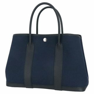 エルメス(Hermes)のエルメス バッグ レディース トートバッグ ガーデンパーティ TPM ブラック ブルーニュイ 未使用 9213(トートバッグ)