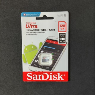 新品未使用 microSD SanDisk Ultra 128GB