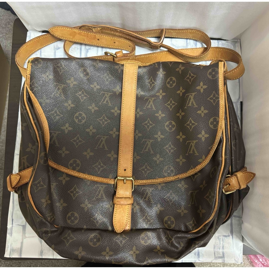 LOUIS VUITTON(ルイヴィトン)の【美品】ルイヴィトン モノグラム ソミュール30 バッグ レディースのバッグ(ショルダーバッグ)の商品写真