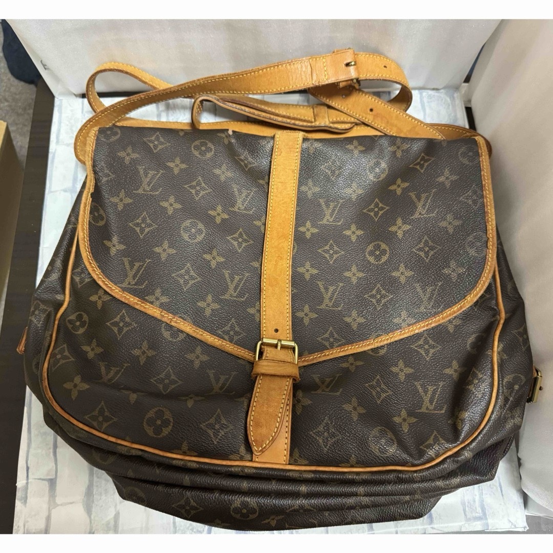 LOUIS VUITTON(ルイヴィトン)の【美品】ルイヴィトン モノグラム ソミュール30 バッグ レディースのバッグ(ショルダーバッグ)の商品写真