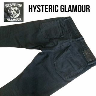 HYSTERIC GLAMOUR ヒステリックグラマー 22AW TRIANGLE WOMAN アップリケ デニムジョガーパンツ インディゴ L新古品使用感の無い新品同様品Ａ