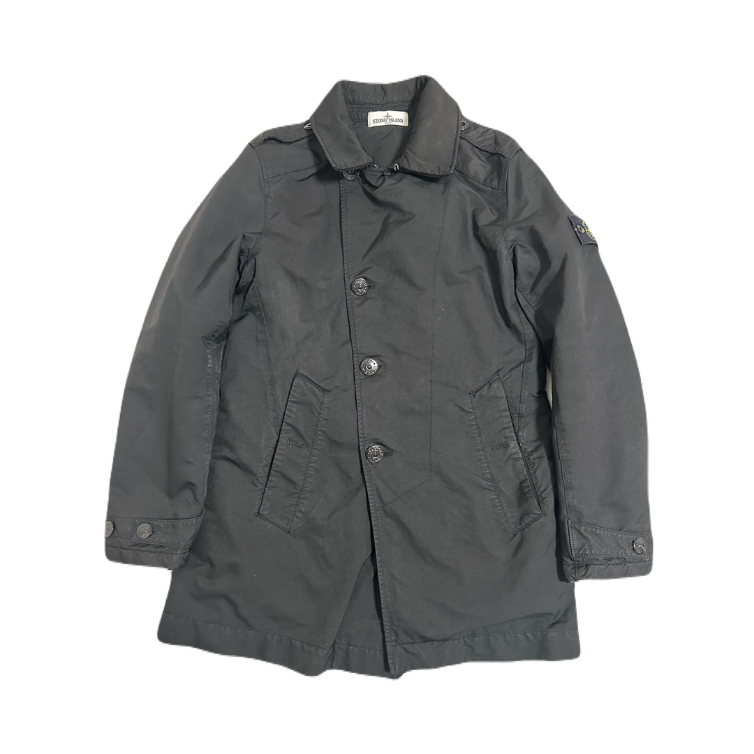 STONE ISLAND(ストーンアイランド)のSTONE ISLAND david-tc trench coat black メンズのジャケット/アウター(トレンチコート)の商品写真