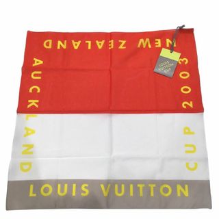 ルイヴィトン(LOUIS VUITTON)のLOUIS VUITTON　ルイ ヴィトン　ミニスカーフ　LVCUP　2003年　スカーフ　ハンカチ　チーフ　コットン　綿　小物　レディース　メンズ　ユニセックス(バンダナ/スカーフ)