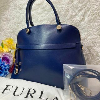 Furla - フルラ パイパー M 黒 ブラック FURLA 2wayの通販 by