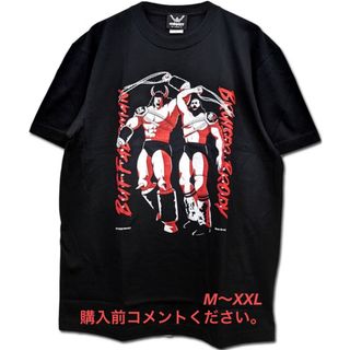 キン肉マン バッファローマン Tシャツ ブルーザーブロディ プロレス コンビクト(Tシャツ/カットソー(半袖/袖なし))