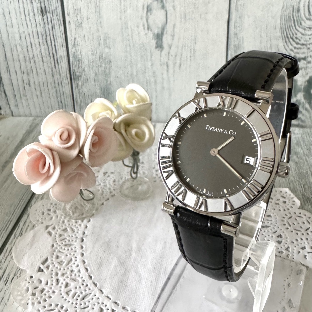 Tiffany & Co.(ティファニー)の【電池交換済】TIFFANY&Co ティファニー アトラス 腕時計 メンズ メンズの時計(腕時計(アナログ))の商品写真
