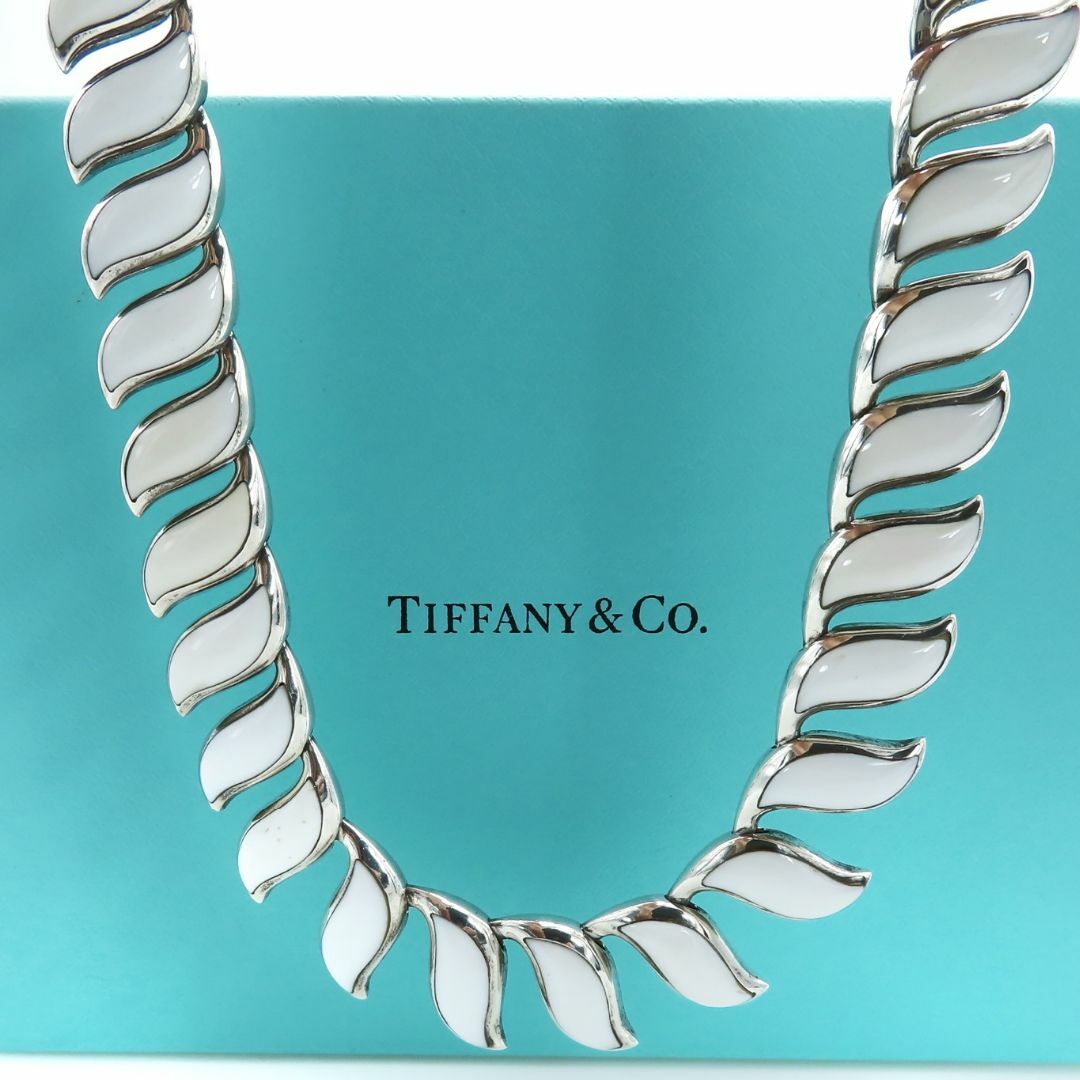 Tiffany & Co.(ティファニー)のティファニー ウィング エナメルフィッシュ シルバー ネックレス XZ46 レディースのアクセサリー(ネックレス)の商品写真