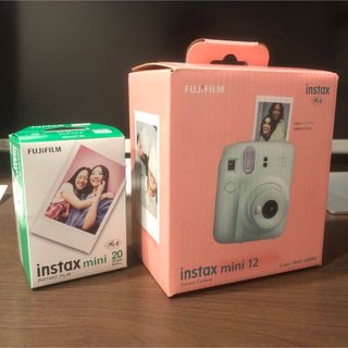 フジフイルム(富士フイルム)の【セット商品】富士フィルム instax mini 12 + フィルム20枚(フィルムカメラ)