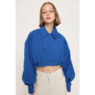 スライ(SLY)の【SLY】CROP VOLUME TRENCH ジャケット(トレンチコート)