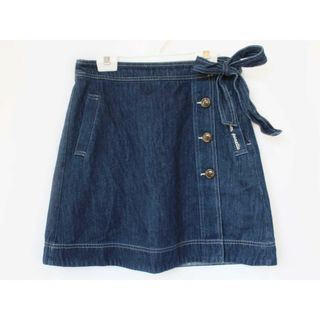 ポンポネット(pom ponette)の【春物 新入荷!】[ポンポネット/pom ponette]160cm インナーパンツ付スカート インディゴブルー【中古】子供服 キッズ kids ジュニア 女の子 春夏秋 bottoms 402042(スカート)