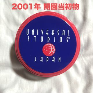 ユニバーサルスタジオジャパン(USJ)の【レア】USJ/ユニバ☻2001年 空き缶 アーモンドチョコ 小物入れ(小物入れ)