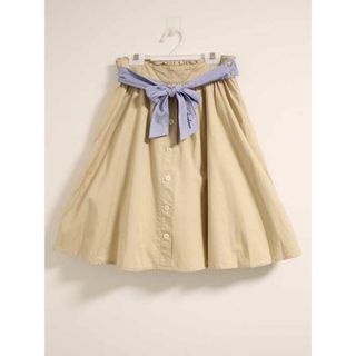 ポンポネット(pom ponette)の【春物 新入荷!】〓ポンポネット/pom ponette〓160cm スカート ベージュ 【中古】 子供服 キッズ kids ジュニア 女の子 春夏 bottoms 402042(スカート)